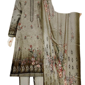 Digital Karandi 3pc Suit (Unstitched)