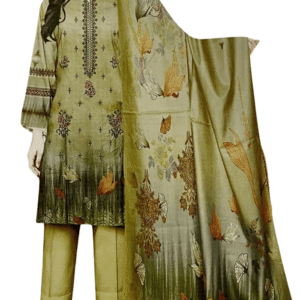 Digital Shemery 3pc Suit (Unstitched)