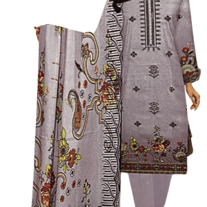 Digital Karandi 3pcs Suit (Unstitched)