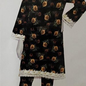 Superior Printed Shit and Trouser 2pc (Unstitched)
