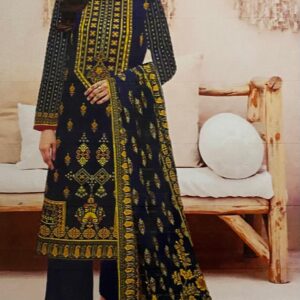 Notica Doria 3pc Suit (Unstitched)