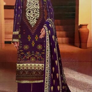 Notica Doria 3pc Suit (Unstitched)