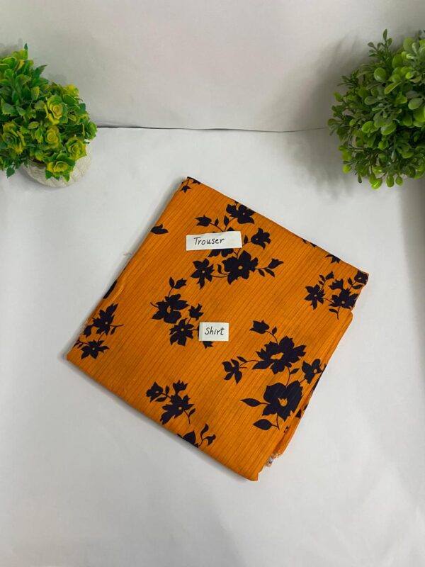 Superior Printed Shit and Trouser 2pc (Unstitched) - Image 2