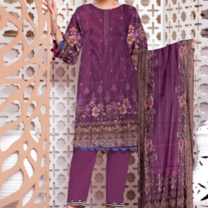 Digital Print Lawn 3pc Suit (Unstitched)