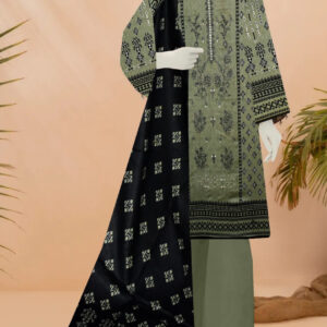 Digital Lawn 3 piece (Unstitched)
