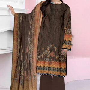 Digital Print Lawn 3pc Suit (Unstitched)