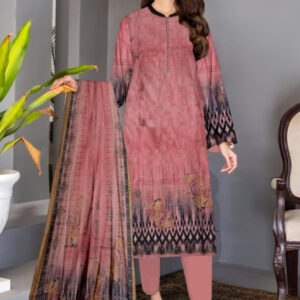 Digital Print Lawn 3pc Suit (Unstitched)