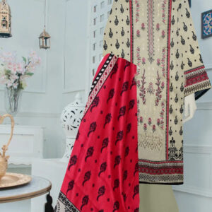 Digital Lawn 3 piece (Unstitched)