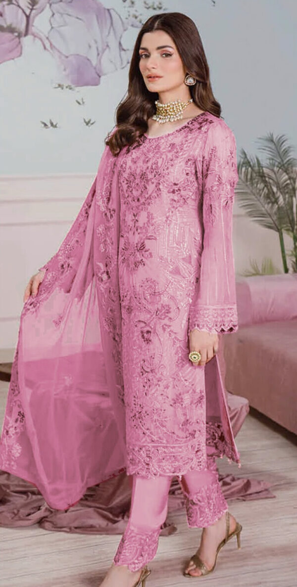 EMBROIDERED LAWN 3PC SUIT (Unstitched)