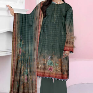 Digital Print Lawn 3pc Suit (Unstitched)