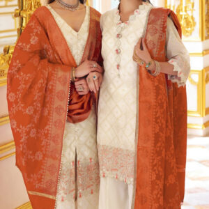 EMBROIDERED LAWN 3PC SUIT (Unstitched)
