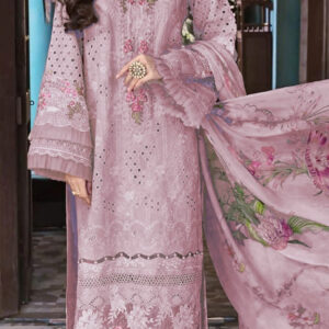 EMBROIDERED LAWN 3PC SUIT (Unstitched)